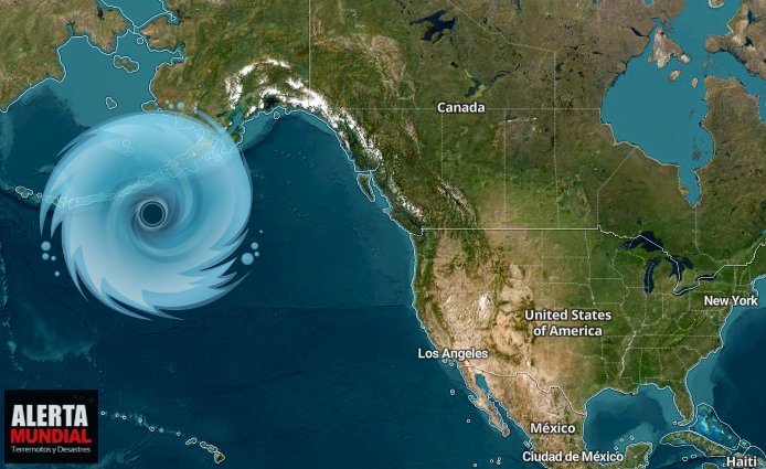 Una potente tormenta del Pacífico se está preparando para arrasar Alaska y el oeste de EE. UU.