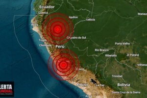 Dos Sismos en Perú golpean fuertemente la sierra y la selva de Perú, sin reporte de daños