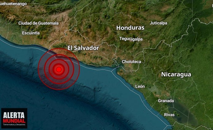 Fuerte sismo sacude El Salvador ¡¡Otro más!!!!!
