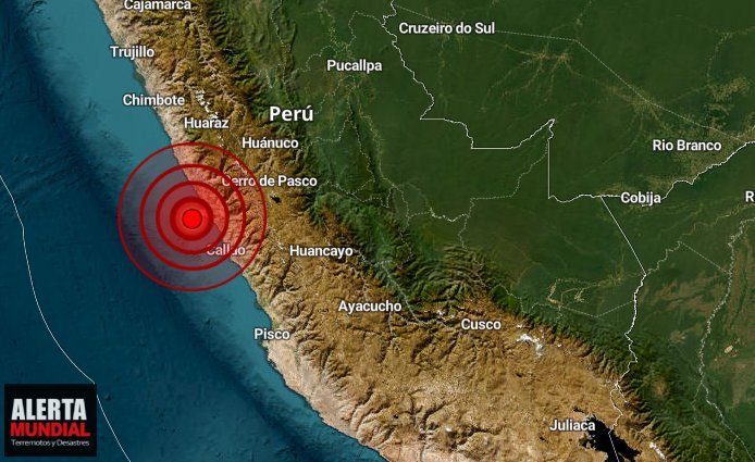 Sismo moderado sacude Lima, Perú y se sintió muy fuerte!