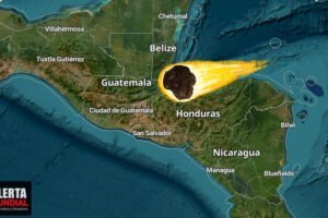 Avistamiento inusual como posible meteorito ardiendo en los cielos de la Ciudad de Guatemala