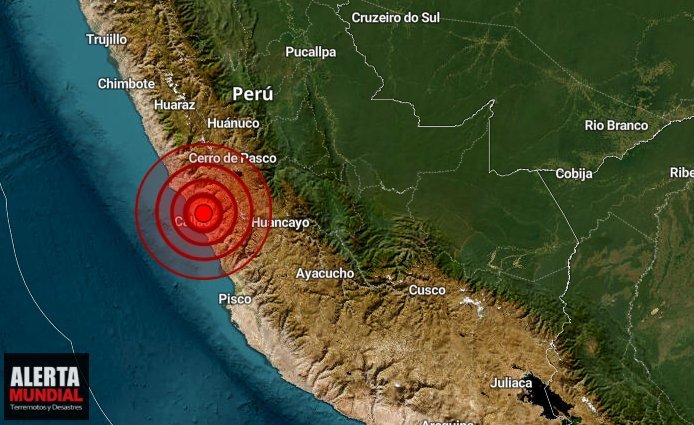 Fuerte sismo sentido en Lima del Perú