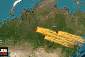Testigos presenciales informaron sobre un objeto brillante parecido a un cometa en el Lejano Oriente