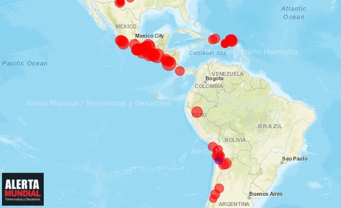 Actividad Sísmica en América Latina y el Pacífico serie de sismos sacude varios países 14 de abril