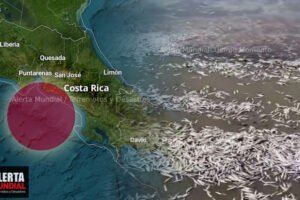 En Puntarenas Miles de Sardinas Muertas Aparecen en Playa Tambor