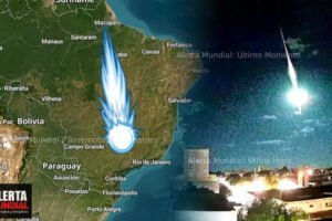 Explosión celestial Meteoro más brillante que la Luna sorprende en Rio Grande do Sul