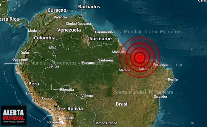 Inusual sismo pero muy profundo sorprende a Maranhao