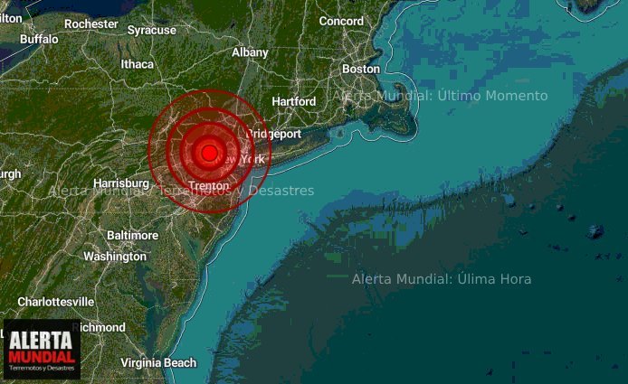 Sismo fuerte inusual sacude Nueva Jersey y se siente en Nueva York y estados cercanos