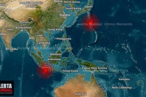 Tremendas sacudidas se sienten en japón e Indonesia