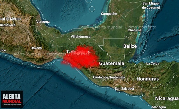 El cielo se tiñe de rojo como la sangre en Villaflores, Chiapas