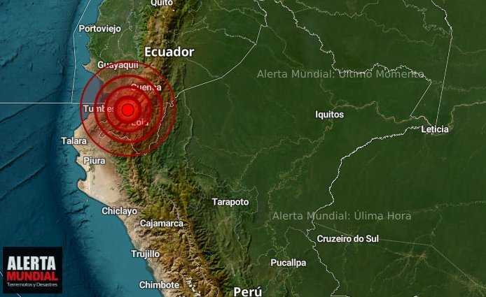 Fuerte sismo sacude El Oro y varias zonas de Ecuador hace poco