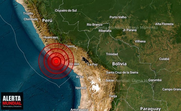 Impactante Sismo Sacude Chala, Arequipa que se percibe hasta Lima