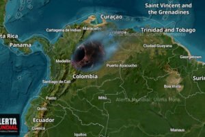 Por unos instantes, la noche en Colombia se iluminó espectacularmente debido a un meteorito