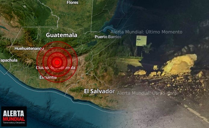 Sismo fuerte sacude Guatemala y activa monitoreo nacional