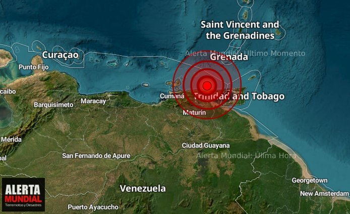Un potente sismo se percibe en Venezuela hace poco