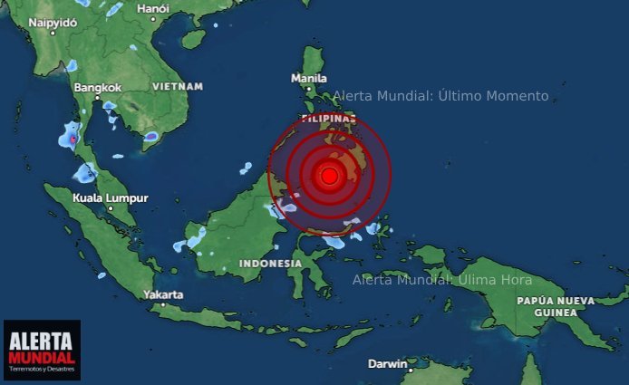 Fuerte Terremoto de 7.1 sacude Filipinas sin alerta de tsunami