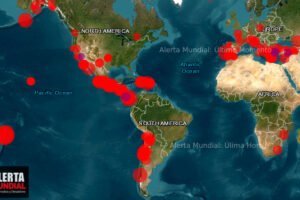 Actividad sísmica notable en las ultimas 24 horas desde Portugal hasta Panama, Chile, Mexico y Costa Rica