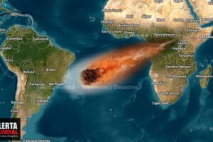 Asteroide del Tamaño de un Auto Impacta la Atmósfera y Esparce Fragmentos de Meteorito sobre Sudáfrica