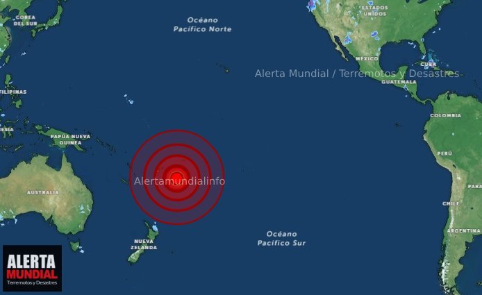 No genera tsunami un potente sismo sacude el archipiélago de las islas Tonga