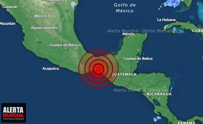 Sismo de Magnitud 6.3 al Noroeste de Arriaga, Chiapas SSN Informa