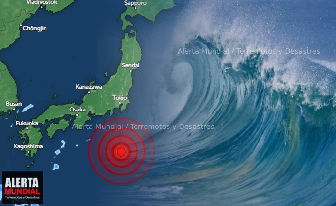 Se observa un tsunami en Japón, Advertencia para las islas de Izu y Ogasawara tras fuerte sismo cerca de Torishima