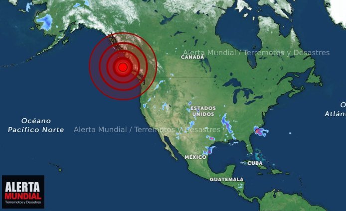 Un terremoto sacude la región canadiense de Kitimat