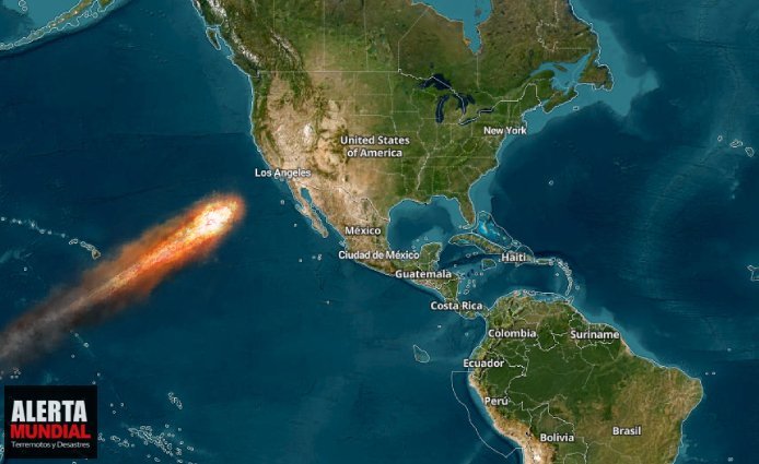 Astrónomos Detectan Asteroide Pocas Horas Antes de Su Impacto en la Atmósfera Terrestre de México y California