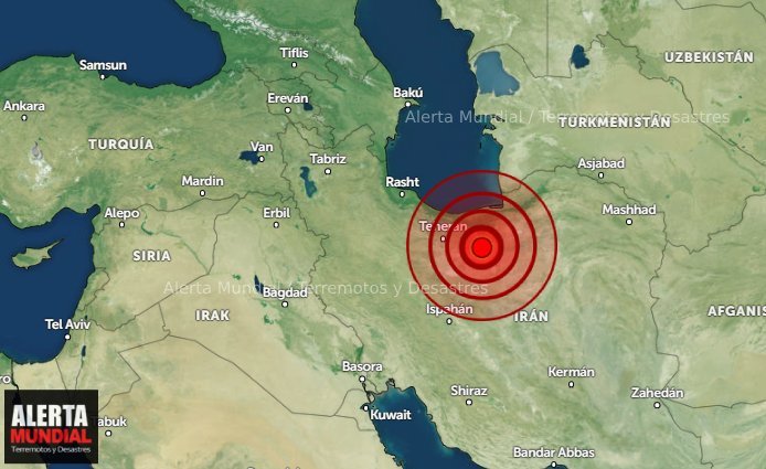 Fuerte sismo sacude Irán en medio de las tensiones entre Israel e Irán