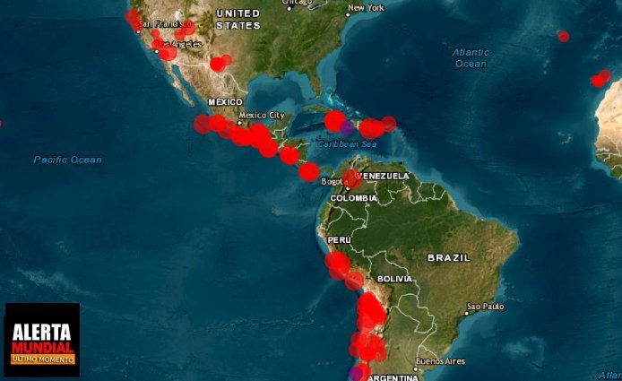 Se mueve en todos lados Múltiples Temblores en América Latina desde Cuba hasta Peru, Colombia, Mexico