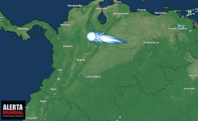 Misteriosa explosión en el cielo de Norte de Santander meteorito o algo más