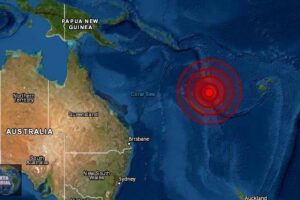 Sismo 6.7 en Vanuatu, informa el USGS