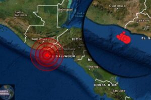 Dos potente sismos gemelos con varias replicas golpean gran parte de Guatemala y El Salvador