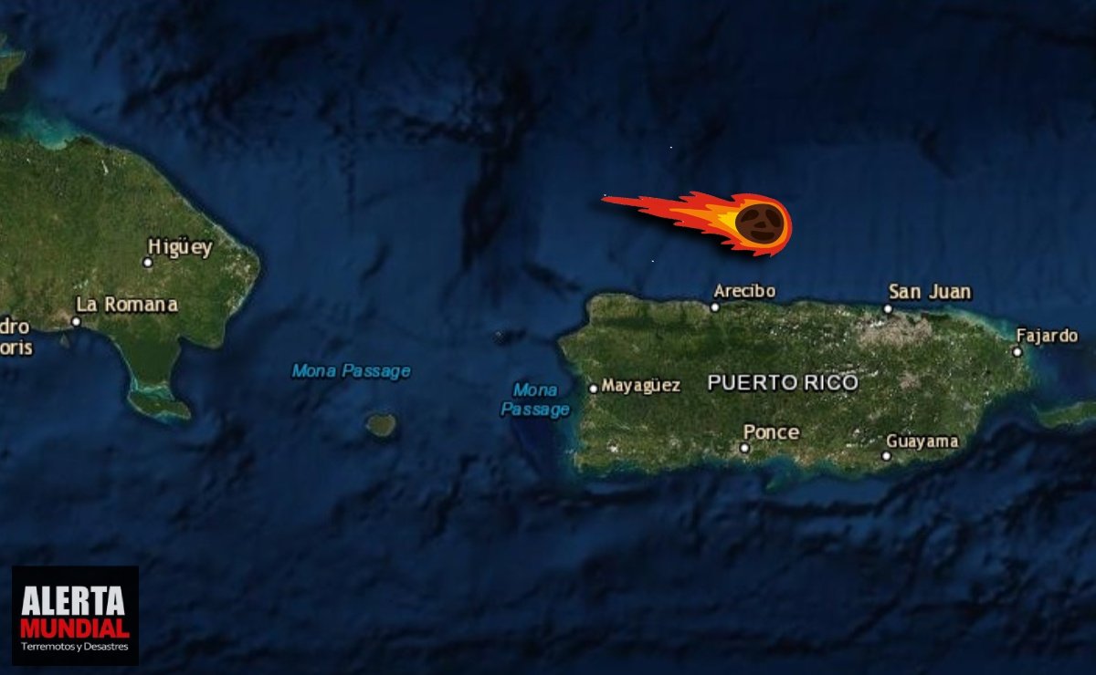 Enorme meteorito color verde turquesa explota sobre Puerto Rico (VIDEOS)