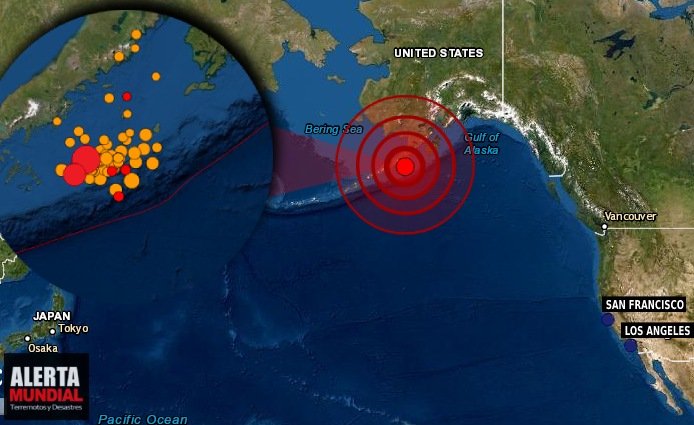 VIDEOS Alaska sufre terremoto de 8.2 que fue el más poderoso registrado desde 1965