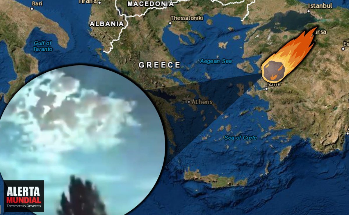 VIDEOS Reportan caída de enorme meteorito que ilumina la ciudad como la luz del día en Turquía