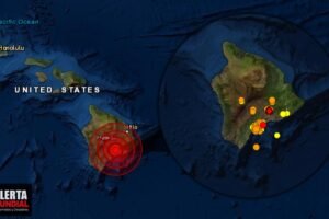 El volcán Kilauea en alerta tras ser golpeado por un enjambre de 150 sismos