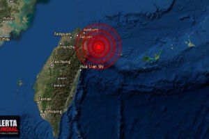 En un lapso de 6 minutos dos fuertes sismo remece Taiwan