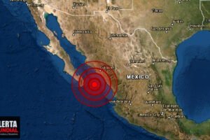Fuerte sismo se produce en las costas de Sinaloa, México