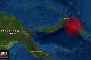 Potente sismo golpea la región de Nueva Irlanda en Papúa Nueva Guinea