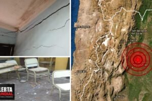 Argentina Fuerte temblor desata destrozos en Salta este lunes