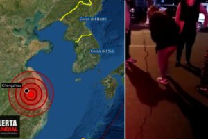 Un movimiento telúrico con una fuerte sensación de Terremoto sacude Changzhou, China