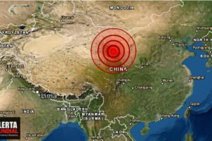 Fuerte sismo sacude Qinghai, China hace minutos..