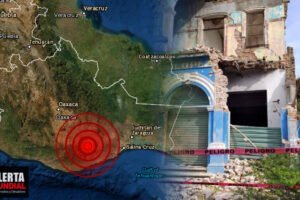 Fuerte sismo en Oaxaca, México ocasiona incendios y daños en inmuebles