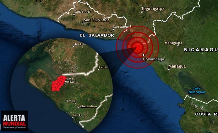 Enjambre sísmico de mas de 50 SISMOS esta golpeando Nicaragua en menos de 24 horas..
