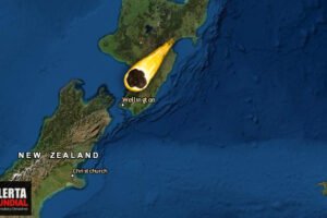 Informan caída de enorme bola de fuego con fuerte explosión haciendo temblar las casas en Wellington, Nueva Zelanda