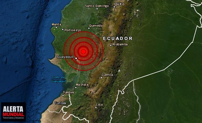 Tremendo sismo sacude Guayaquil del Ecuador informes de daños