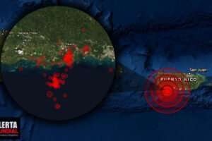 En menos de 4 días Puerto rico esta siendo golpeado por un enjambre sísmico de más de 100 temblores
