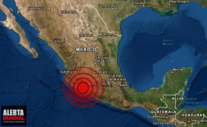 Potente sismo se registra en México Apenas hace una hora se realizaba un simulacro