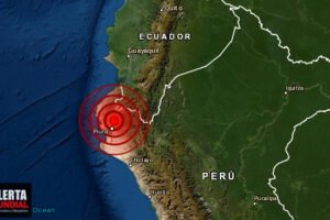 Al menos una victima tras un potente sismo en Piura, Perú esta madrugada