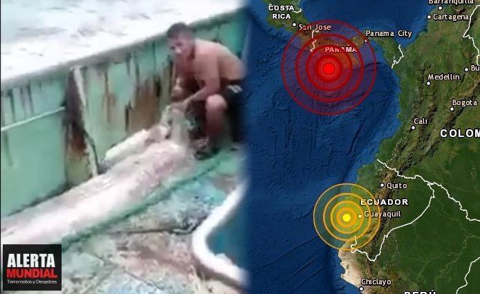 Capturaron a un enorme pez remo en las costas de Ecuador justo cuando fue el sismo de 6.9 en Panamá